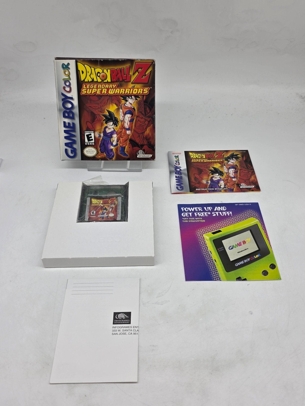 « Dragonball Z » pour Nintendo Gameboy Game Boy Color GBC"Ne, Enlèvement ou Envoi