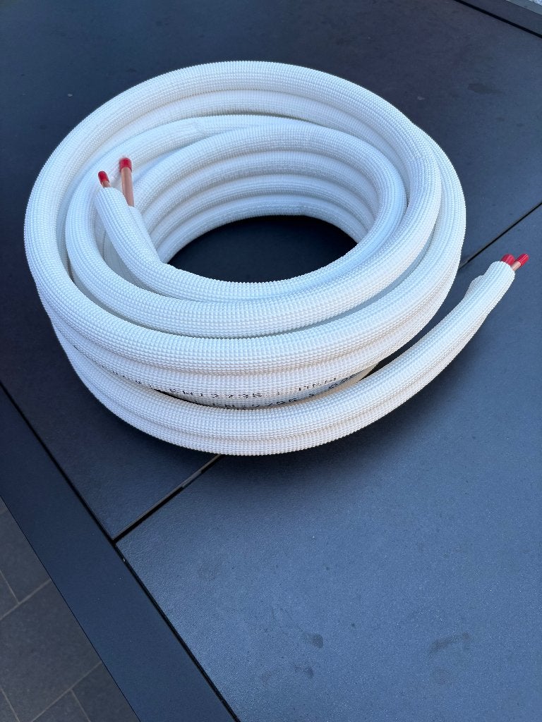 Conduite de refroidissement isolée Duo 1/4 - 3/8" - clim, Electroménager, Enlèvement, Neuf, Refroidissement et Déshumidification
