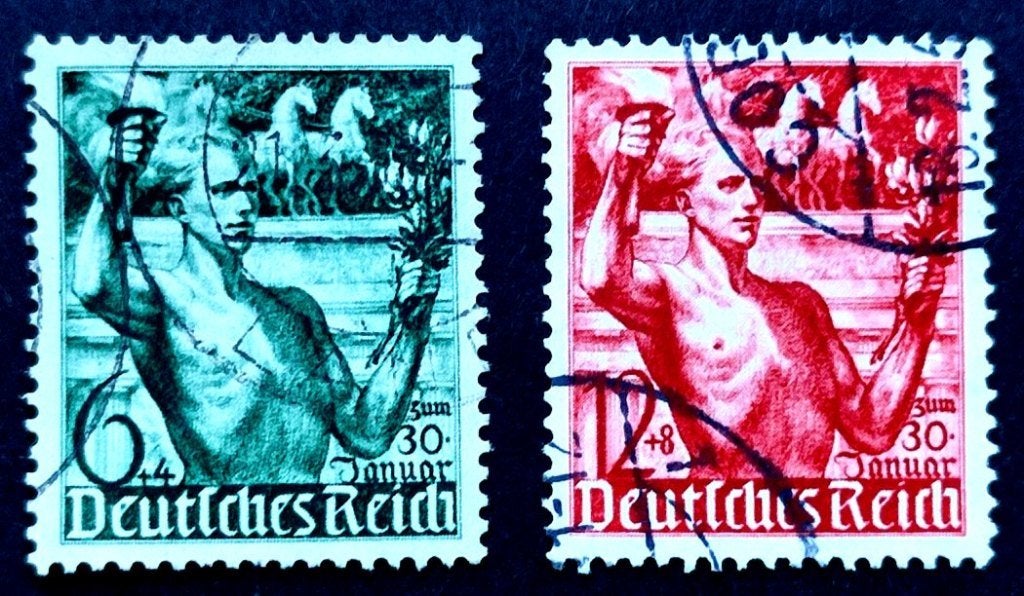Dt.Reich:5.Jahrestag der Machtergreifung A.Hitler 1938, Ophalen of Verzenden, Overige periodes, Gestempeld
