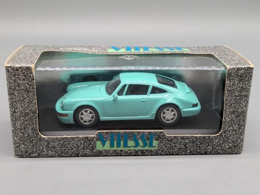 1:43 Vitesse 730 Porsche 911 Carrera 4 mintgreen roadcar, Enlèvement ou Envoi, Comme neuf, Voiture