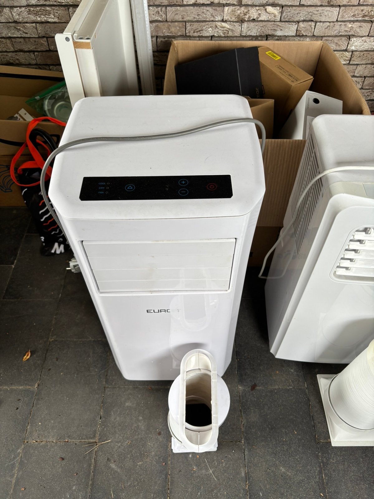 Mobiele airco Eurom 7000 btu met afstandsbediening, Elektronische apparatuur, Airco's, Ophalen, 3 snelheden of meer, Afstandsbediening