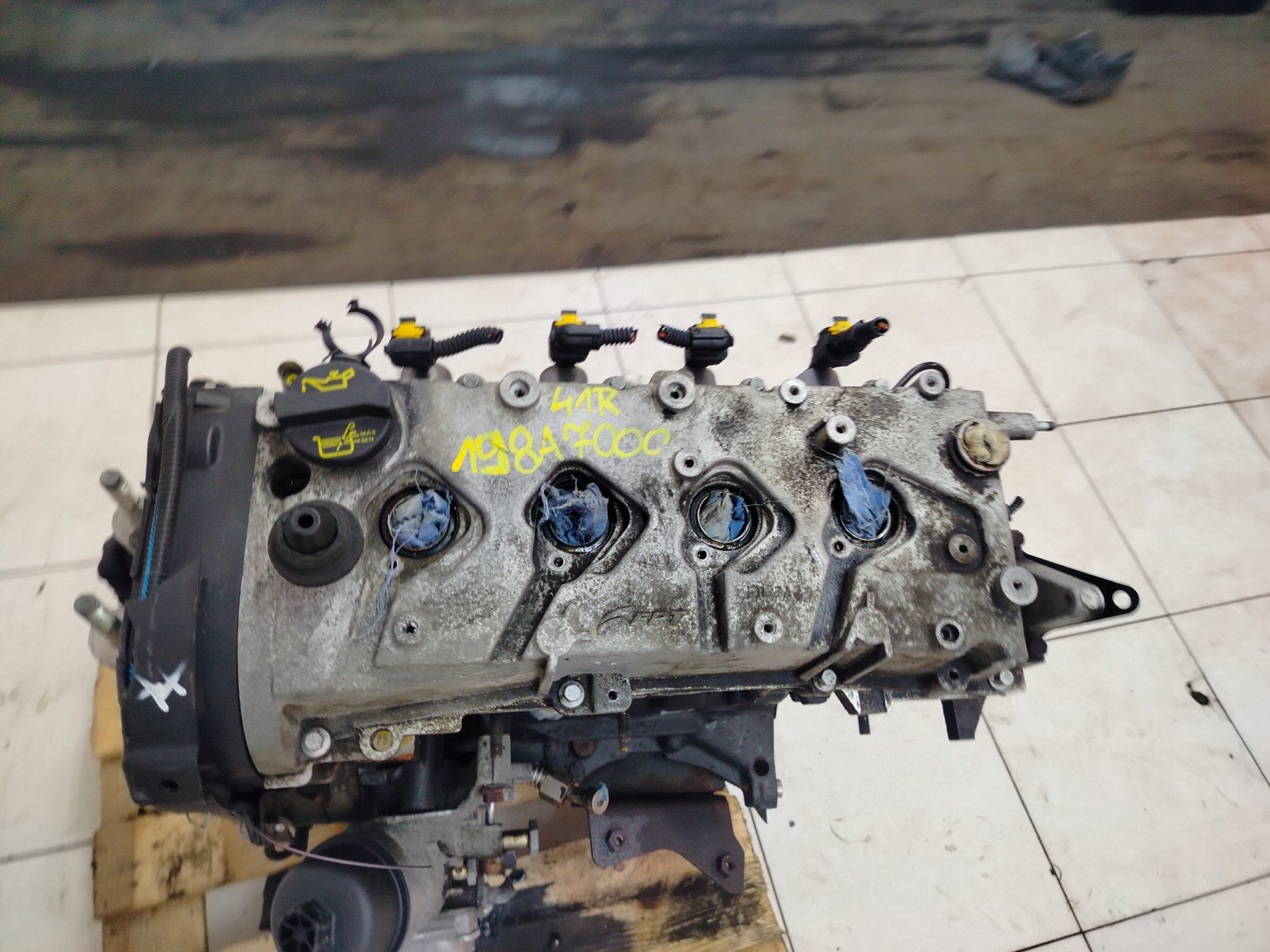 Moteur 198A7000 Nu BRAVO DELTA FIAT LANCIA, Envoi, Utilisé, Skoda