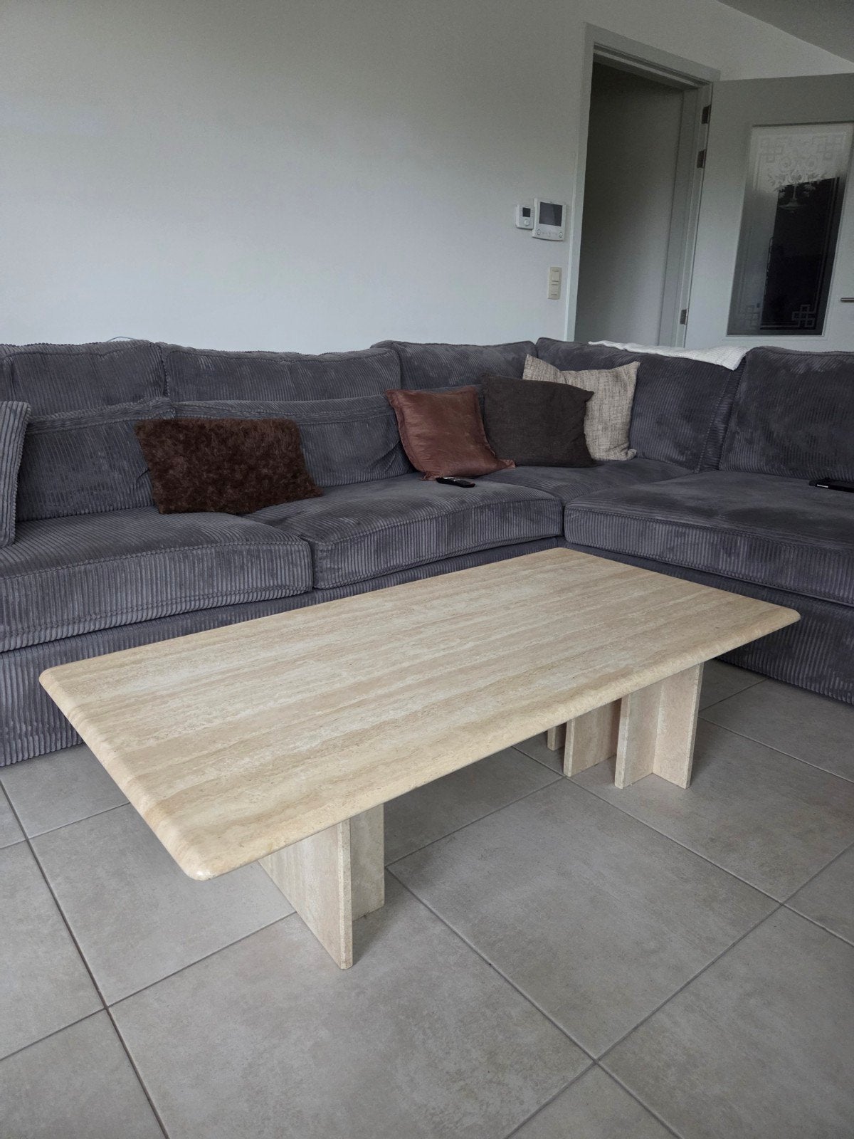 Travertin Salontafel, Ophalen, Rechthoekig