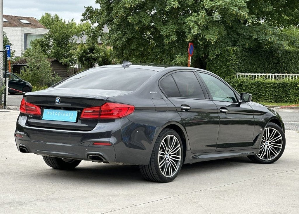 BMW 530e M Sportpakket iPerformance 42915km Shadow Line, Auto's, BMW, Automaat, USB, Zwart, Leder