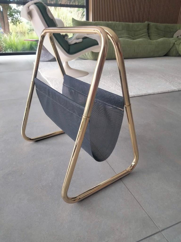 1980s vintage design krantenbak magazine houder, Ophalen of Verzenden, Gebruikt