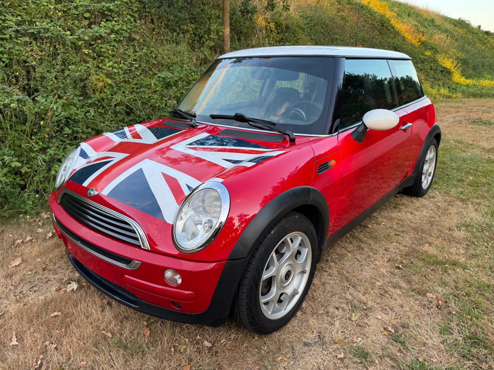 Mini Cooper One 1.6 Benzine Airco, Autos, Rouge, Achat, Entreprise, Boîte manuelle