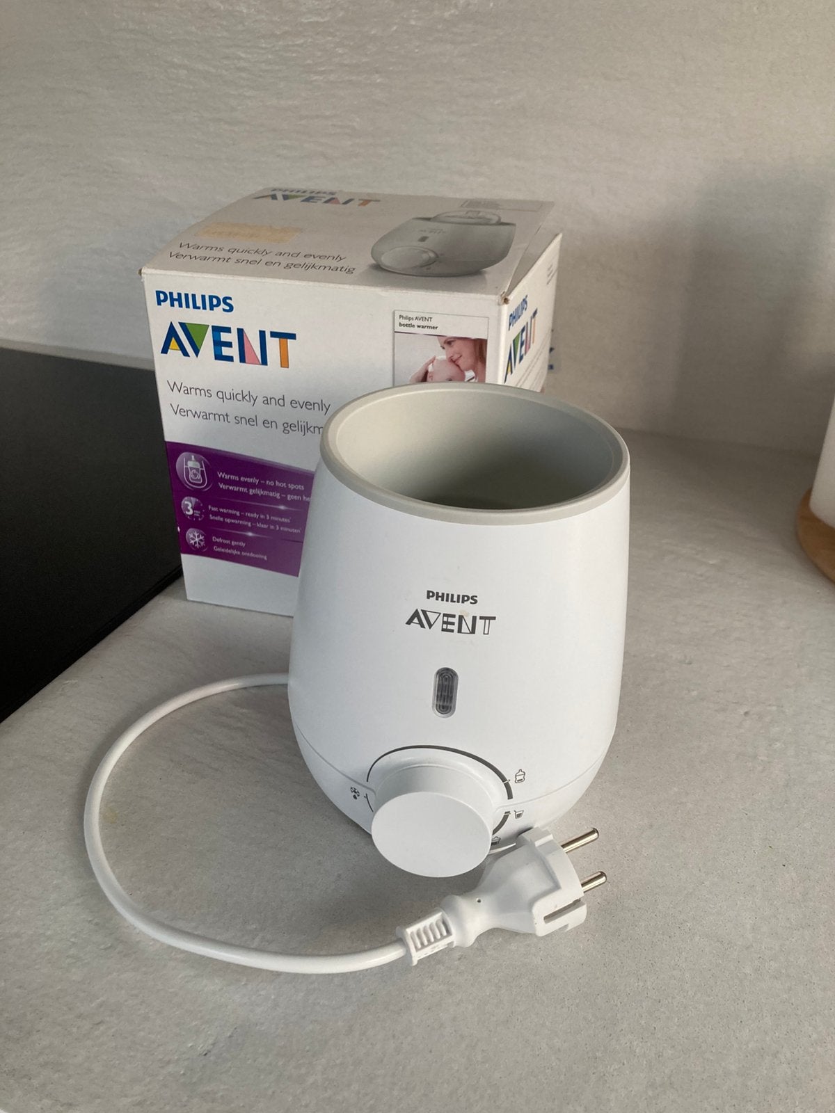 Avent flessenwarmer, Kinderen en Baby's, Babyvoeding en Toebehoren, Ophalen, Zo goed als nieuw, Flessen- of potjesverwarmer, Philips Avent