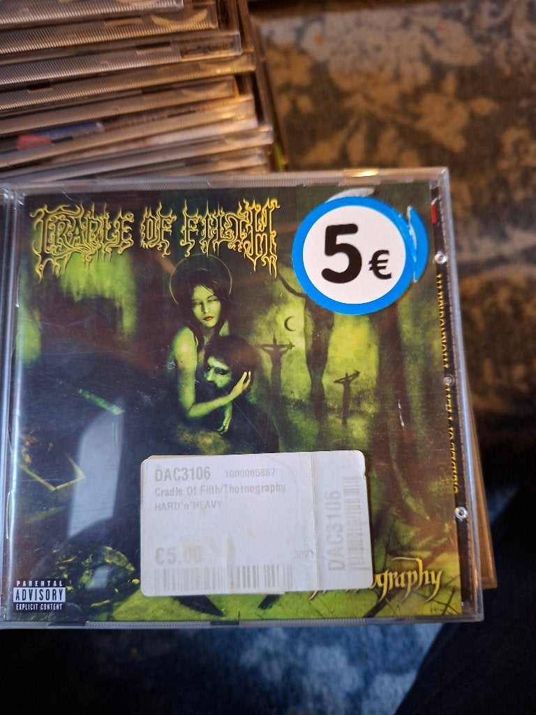 cd - cradle of filth - thornography, Enlèvement ou Envoi, Comprend un livret, Utilisé, Black metal