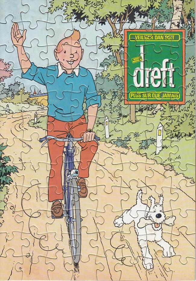 Puzzle Dreft Tintin 1970 96 pièces, Eén stripboek, Ophalen of Verzenden, Zo goed als nieuw
