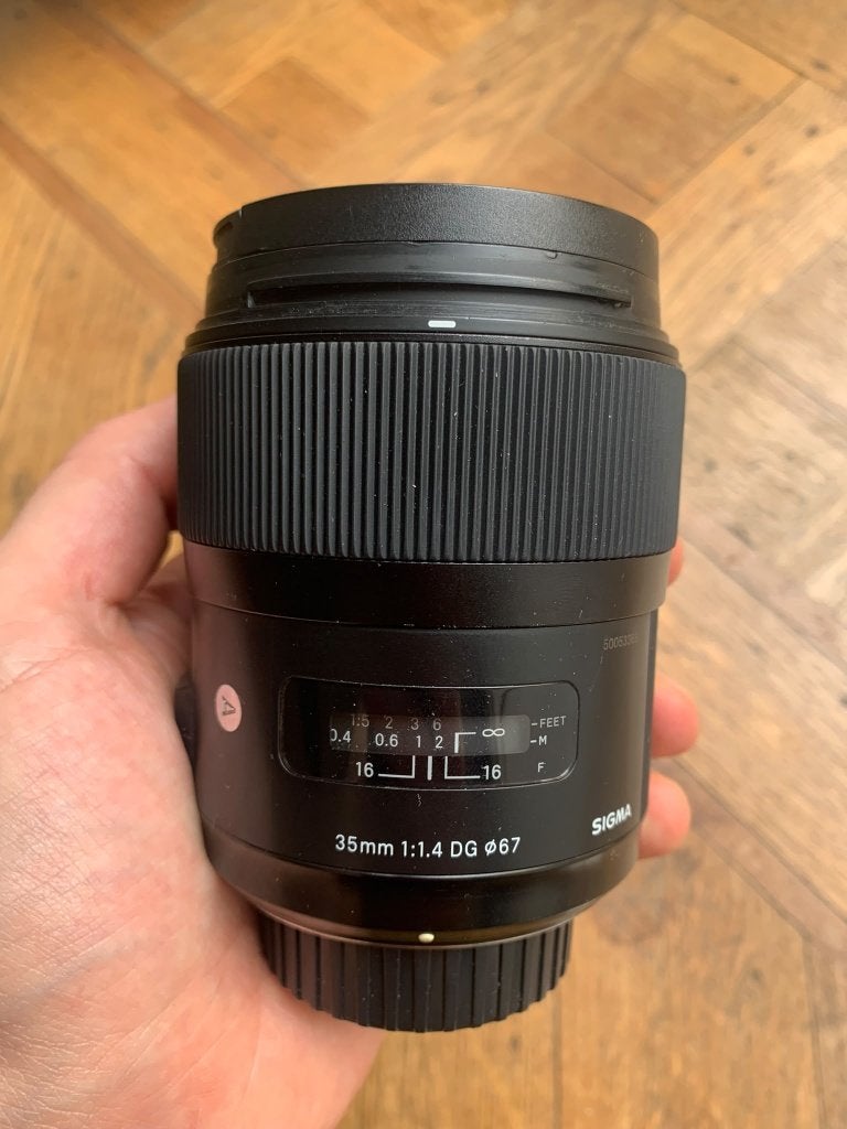 Monture Sigma 35 mm f/1,4 DG F, TV, Hi-fi & Vidéo, Sigma, Autofocus, 35 mm, Enlèvement
