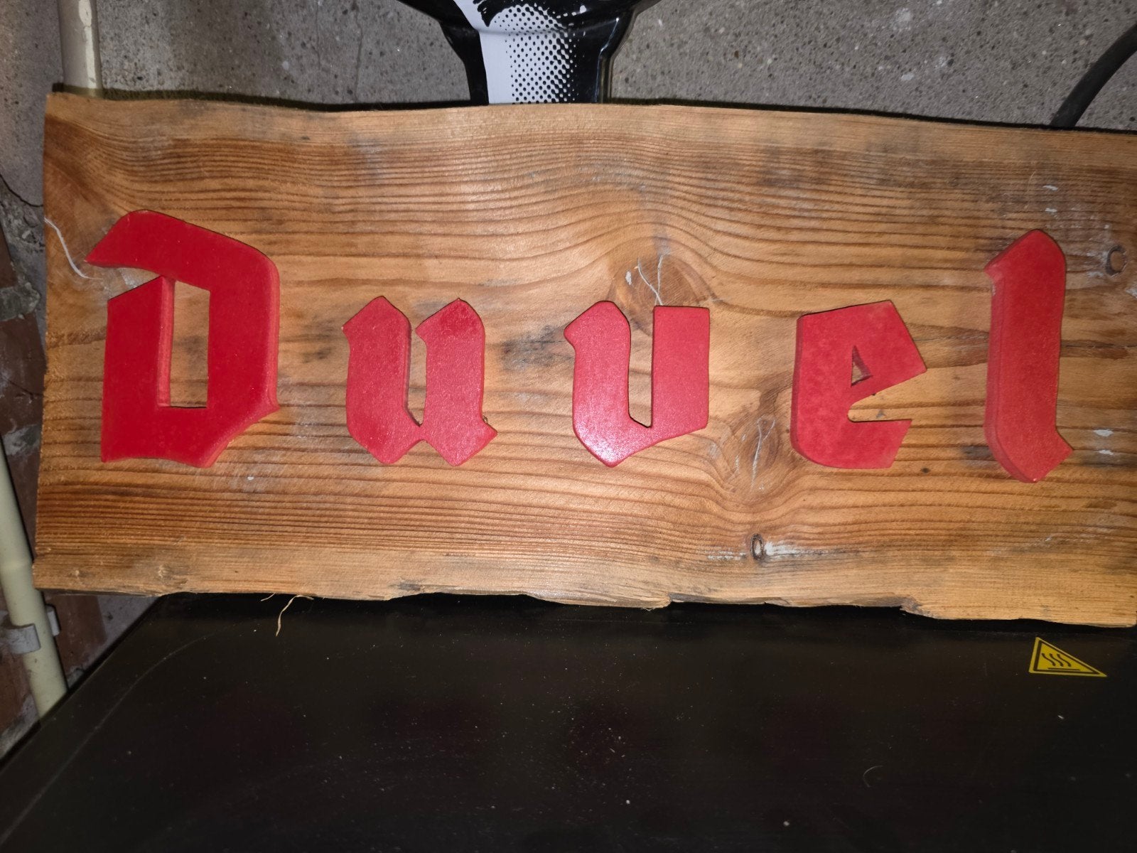Duvel reclamebord, Verzamelen, Ophalen of Verzenden, Zo goed als nieuw, Reclamebord, Plaat of Schild, Duvel