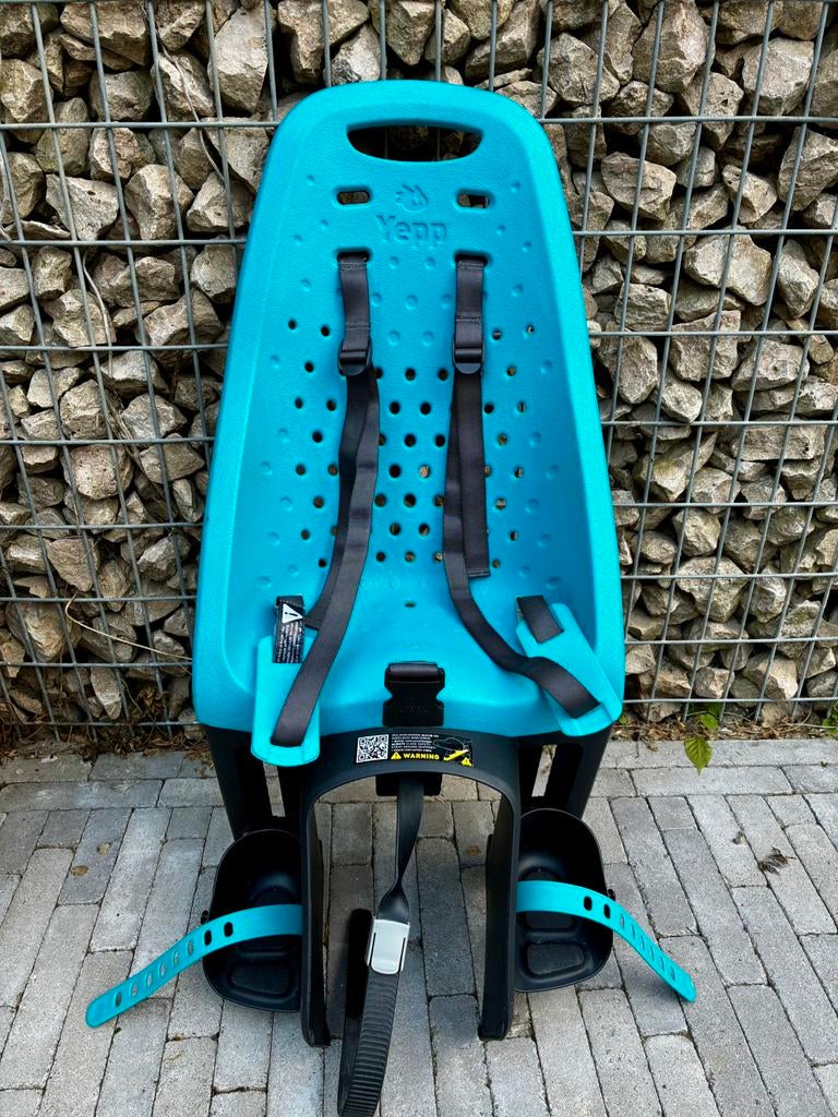Yepp fietsstoel, Vélos & Vélomoteurs, Accessoires vélo | Sièges de vélo, Utilisé, Siège arrière, 9 à 18 kg, Repose-pieds, Enlèvement