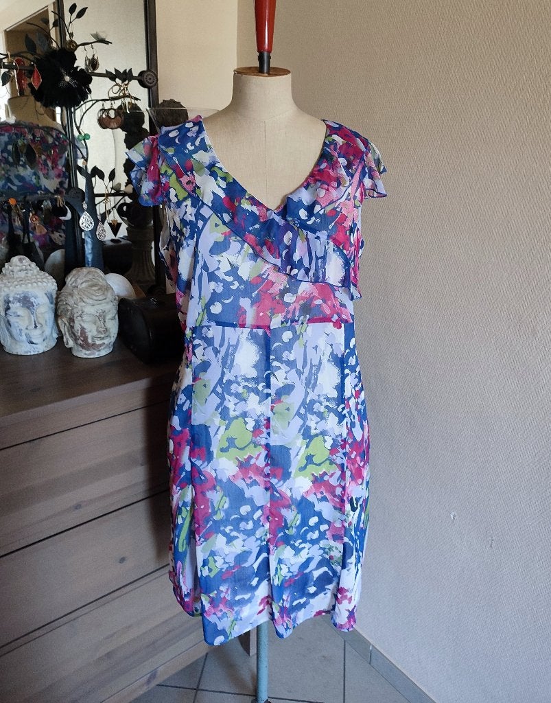 Robe Bel & Bo. Taille 46, Taille 46/48 (XL) ou plus grande, Enlèvement ou Envoi, Bel & Bo, Multicolore