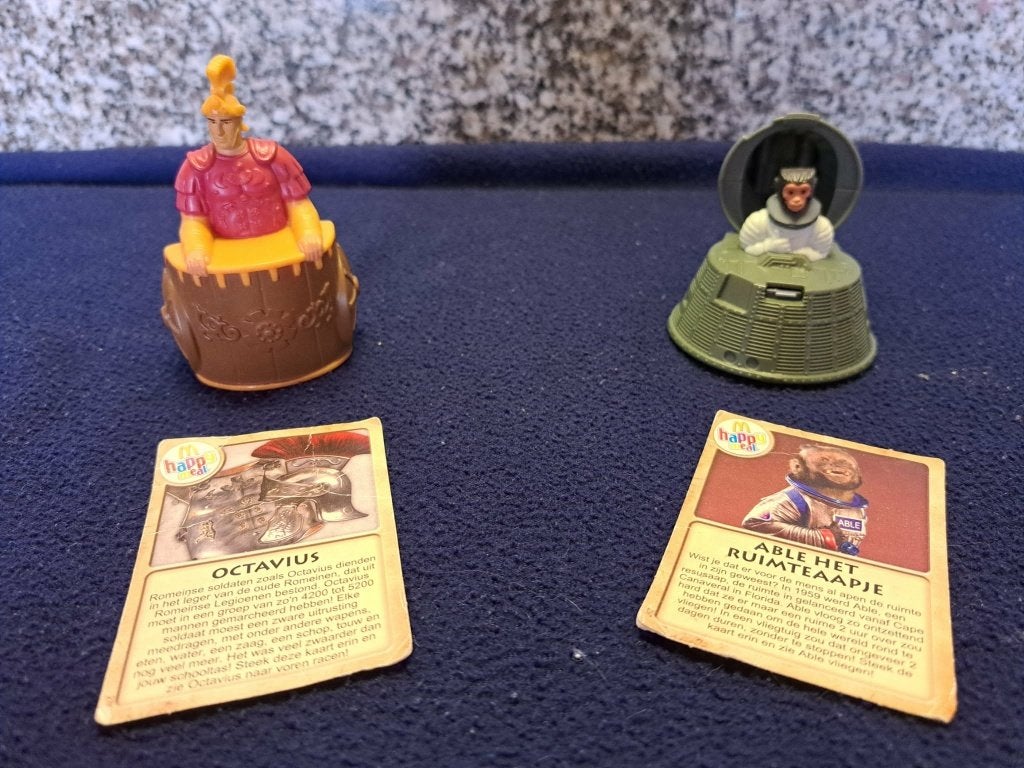 Vintage Octavius en Able McDo Happy meal collectie 2009, Ophalen