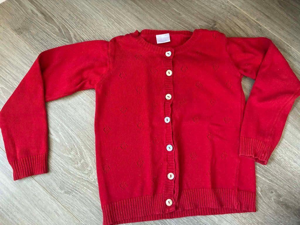 Rood vestje Ba*Ba Kidswear maat 110/116, Kinderen en Baby's, Gebruikt, Meisje, Trui of Vest, Ba*Ba
