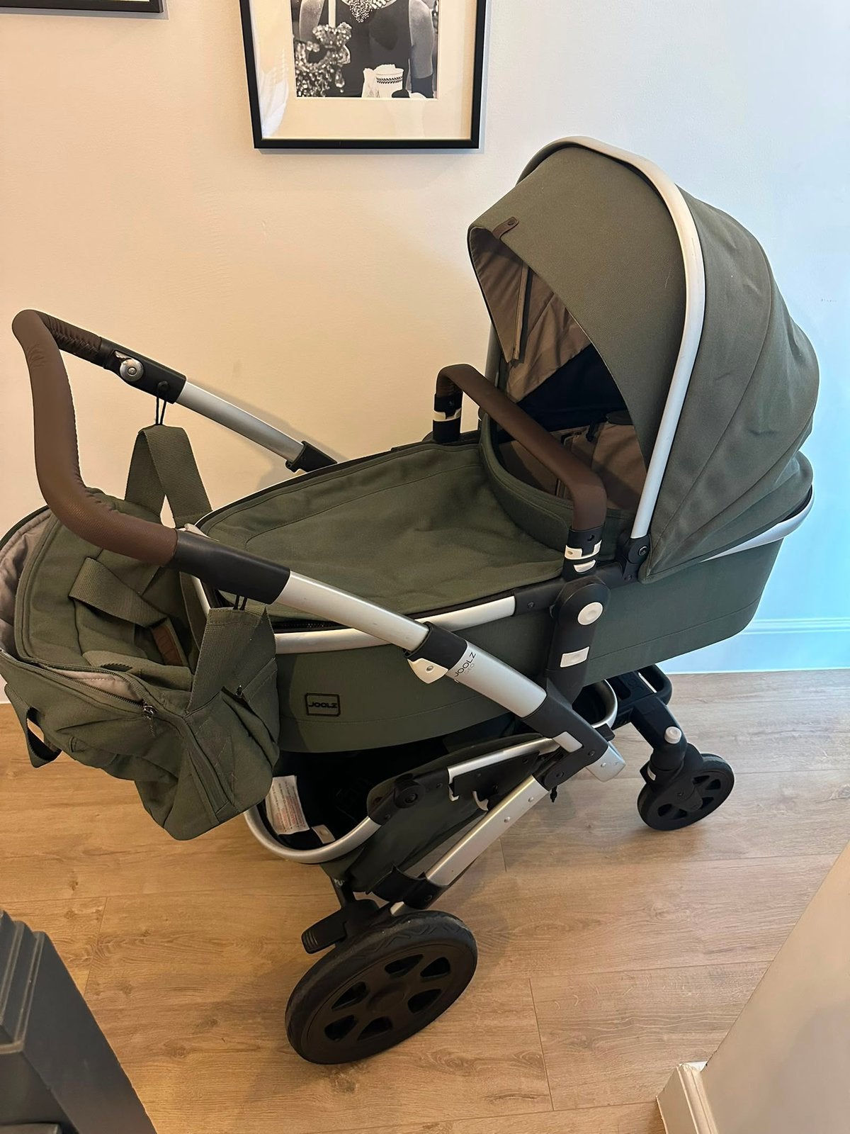 Joolz geo kinderwagen buggy maxi cosi compleet forest green, Kinderen en Baby's, Ophalen, Zo goed als nieuw, Kinderwagen, Met autostoeltje
