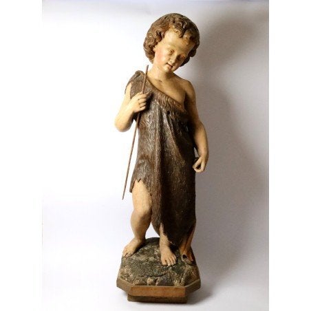 Neogotisch Sculptuur van Johannes de Doper, Ophalen of Verzenden