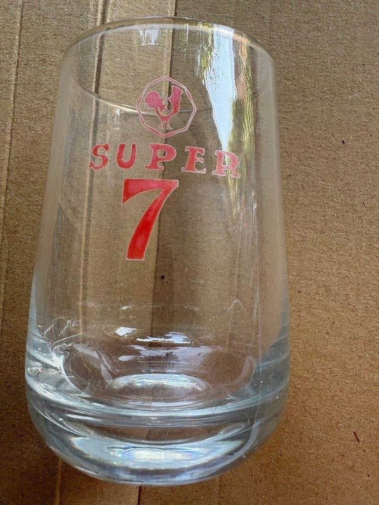 Super 7, Ophalen of Verzenden, Gebruikt, Glas of Glazen, Overige merken