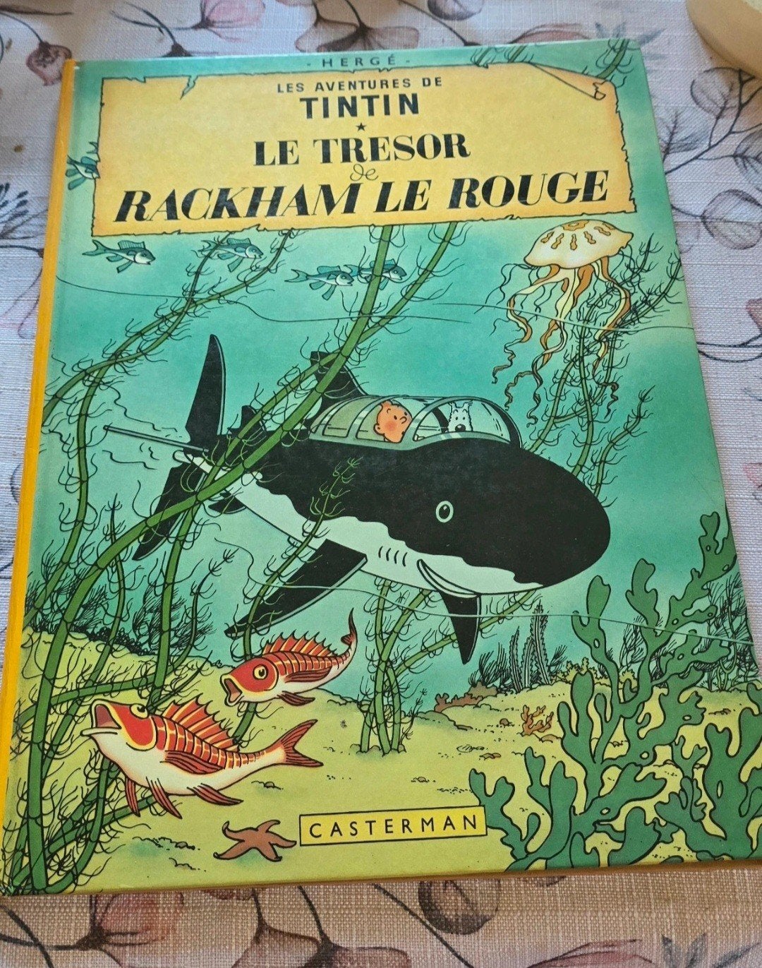 Tintin – Le Trésor de Rackham le Rouge – Hergé – Casterman, Livres, Enlèvement ou Envoi, Une BD, Utilisé, Hergé