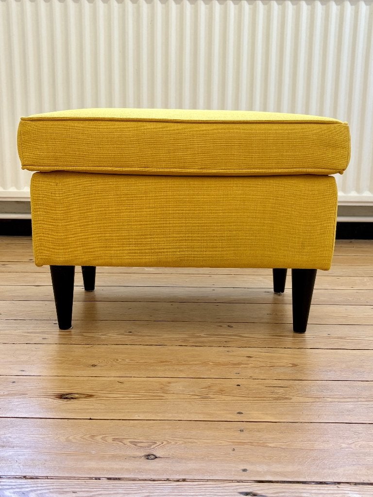 Voetenbank IKEA Strandmon — mustard, Ophalen, Minder dan 50 cm, Gebruikt, 50 tot 75 cm