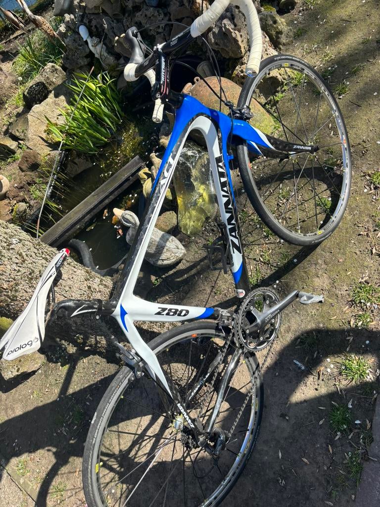 Zannata volledig carbon, Fietsen en Brommers, Ophalen, Zo goed als nieuw, Carbon