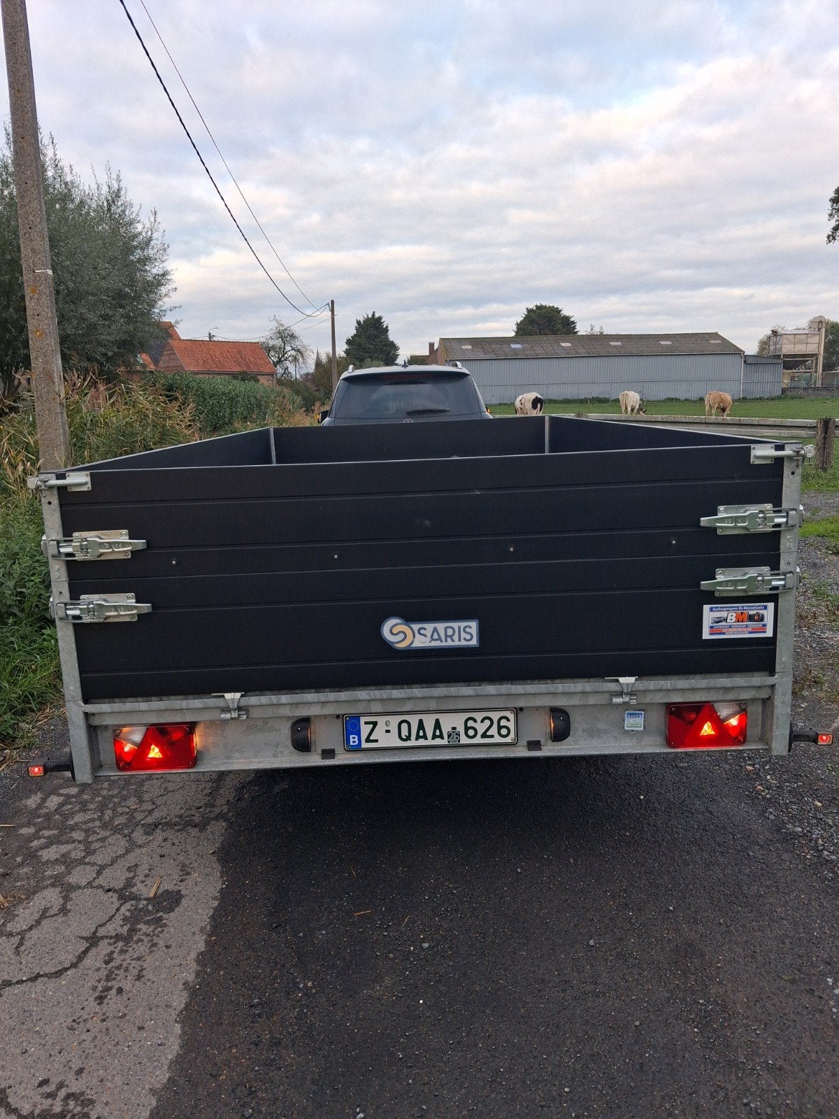SARIS PL 4m06 x 2m04 3,5ton, Opzetborden + net + rijplaten!, Ophalen, Nieuw