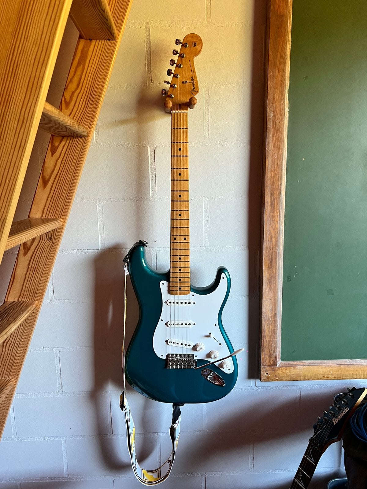 Fender Vintera II Stratocaster, Ocean Turquoise, Muziek en Instrumenten, Snaarinstrumenten | Gitaren | Elektrisch, Ophalen, Zo goed als nieuw