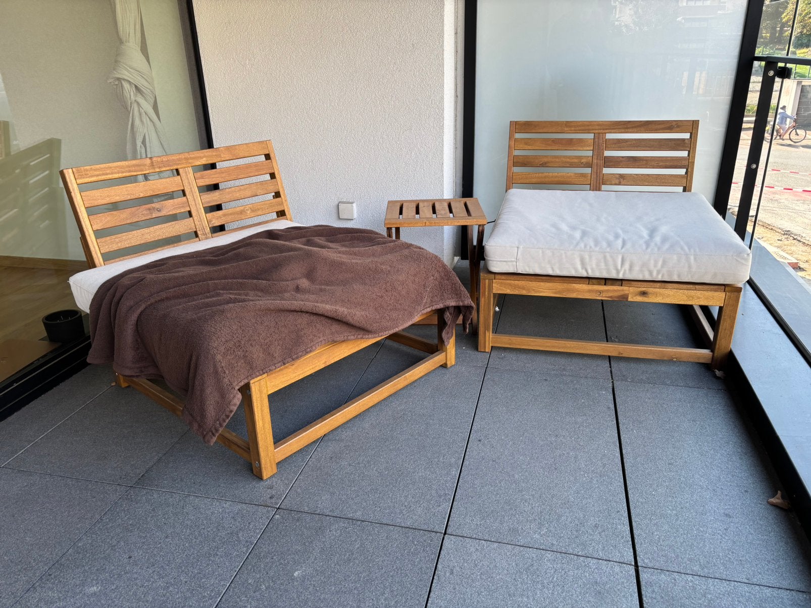 Zitbanken - zo goed als nieuw, Tuin en Terras, Ophalen, Zo goed als nieuw