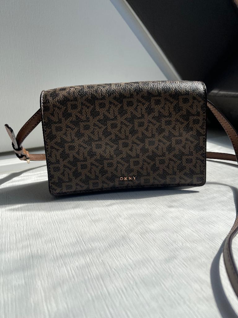 Handtas DKNY, Ophalen, Zo goed als nieuw, Bruin, Handtas