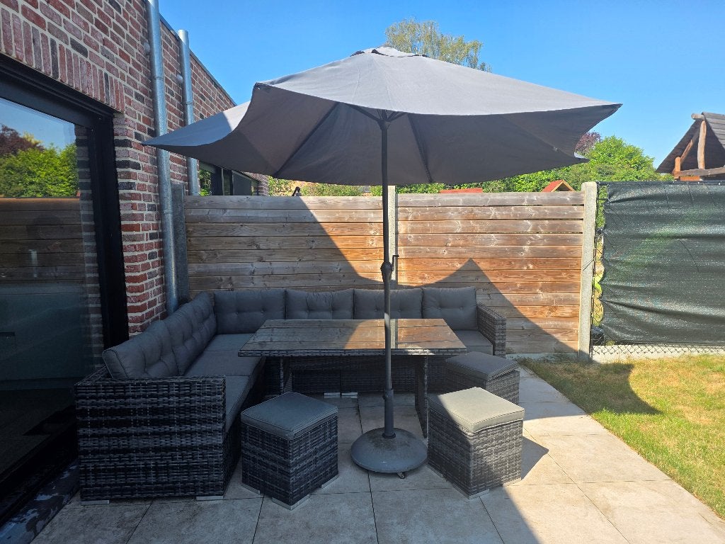 Salon de jardin, Jardin & Terrasse, Rotin, Salons de jardin, Utilisé, Enlèvement