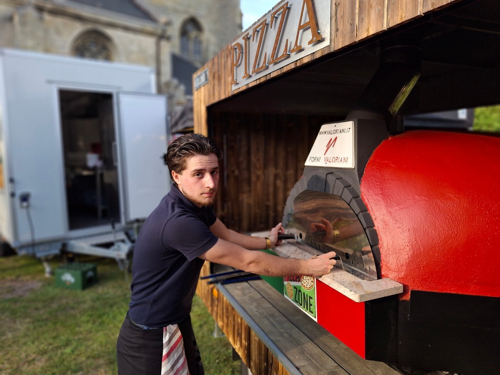 proffessionele pizza oven / foodtruck houtgestookt., Ophalen, Snacks