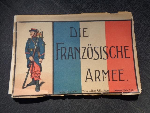 boek uit 1927 die Französische Armee, uniformen, rangkentek, Verzamelen, Militaria | Algemeen, Ophalen of Verzenden, Landmacht