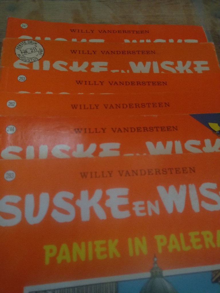 Strips Suske en Wiske, Meerdere stripboeken, Ophalen, Gelezen, Willy vandersteen