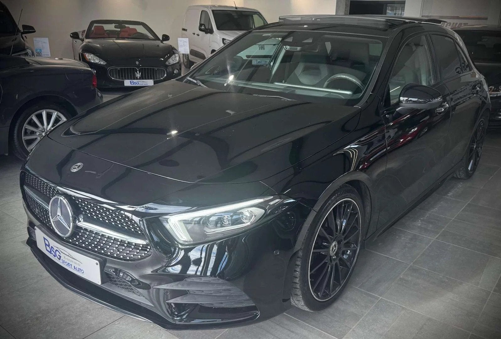 Mercedes-Benz A-CLASS 180 d PACK AMG*TOIT PANO*CAMERA*LED*EU, Achat, Euro 6, Entreprise, Noir