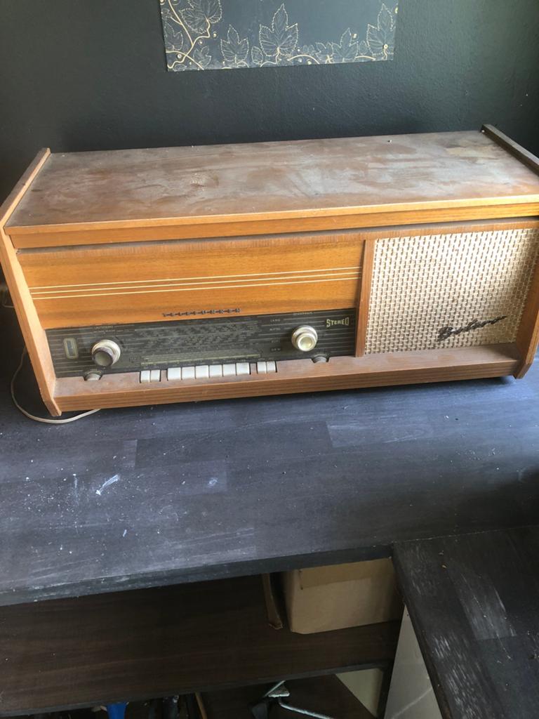 Oude radio, Ophalen, Gebruikt, Radio