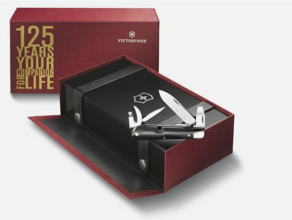 Victorinox 125th Anniversary 1891 Certificate Soldier's Knif, Ophalen of Verzenden, Zo goed als nieuw