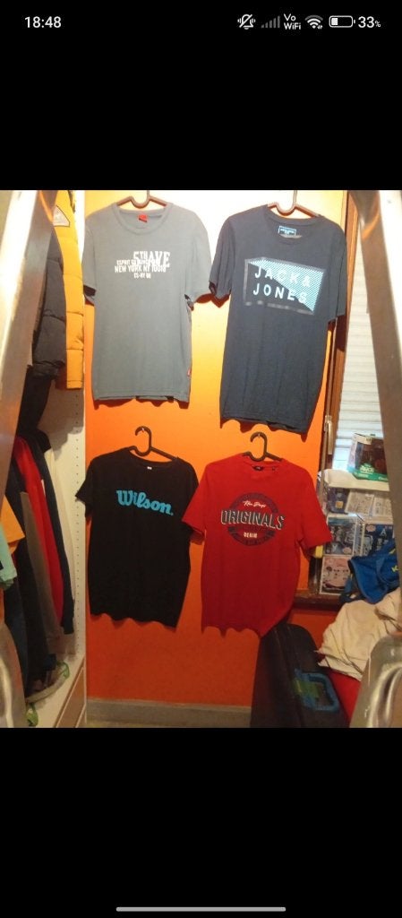 Lot de tee shirt homme, Enlèvement, Comme neuf, Taille 46 (S) ou plus petite, Multicolore