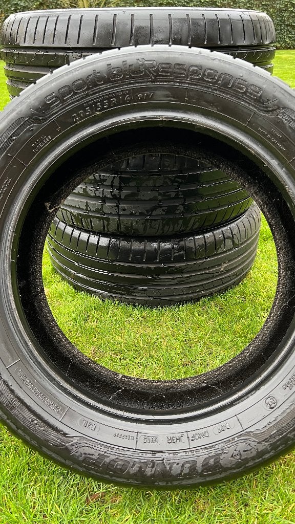 Dunlop Sport BluResponse 205/55 R16 91V– Premium (als nieuw), Auto-onderdelen, Banden en Velgen, Ophalen, Gebruikt, 16 inch, 205 mm