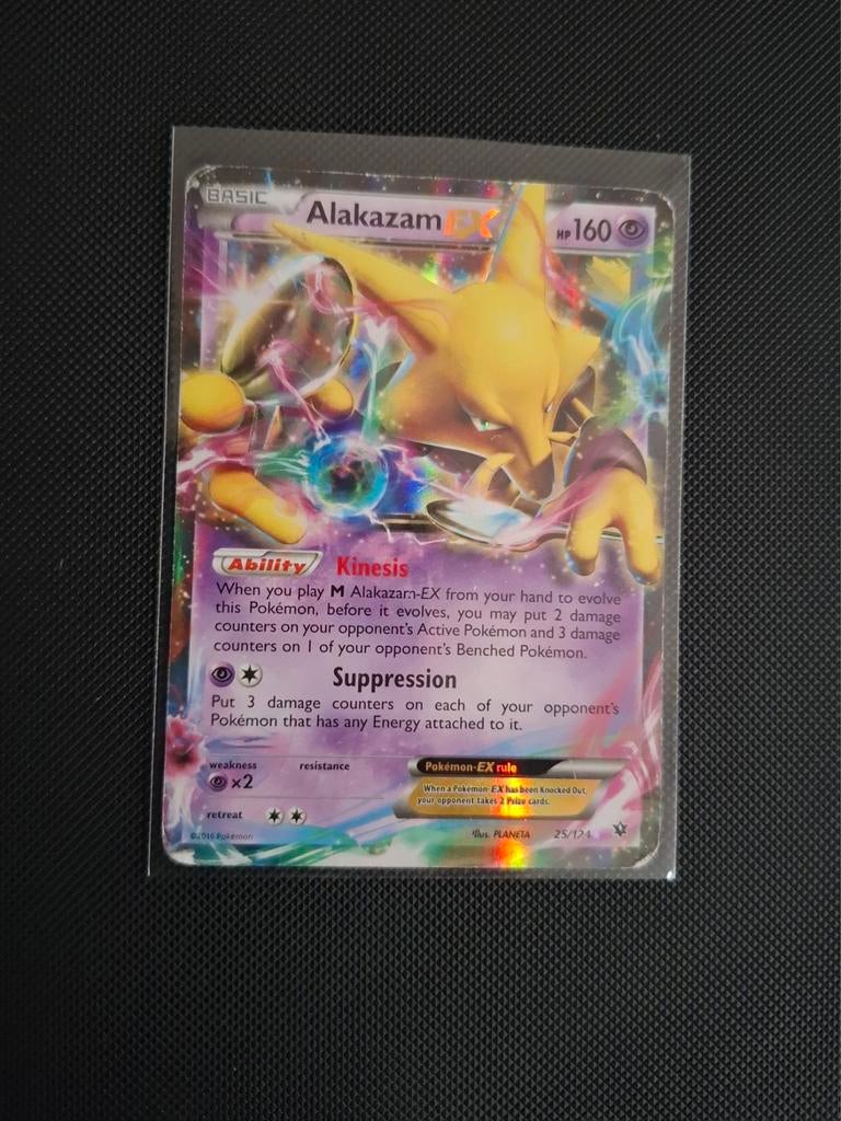 Vintage pokemon kaart Alakazam ex, Hobby en Vrije tijd, Ophalen of Verzenden