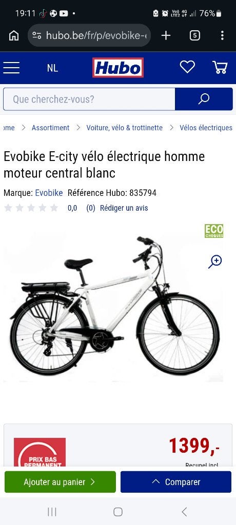 Vélo électrique état neuf, Enlèvement, Neuf, Autres marques