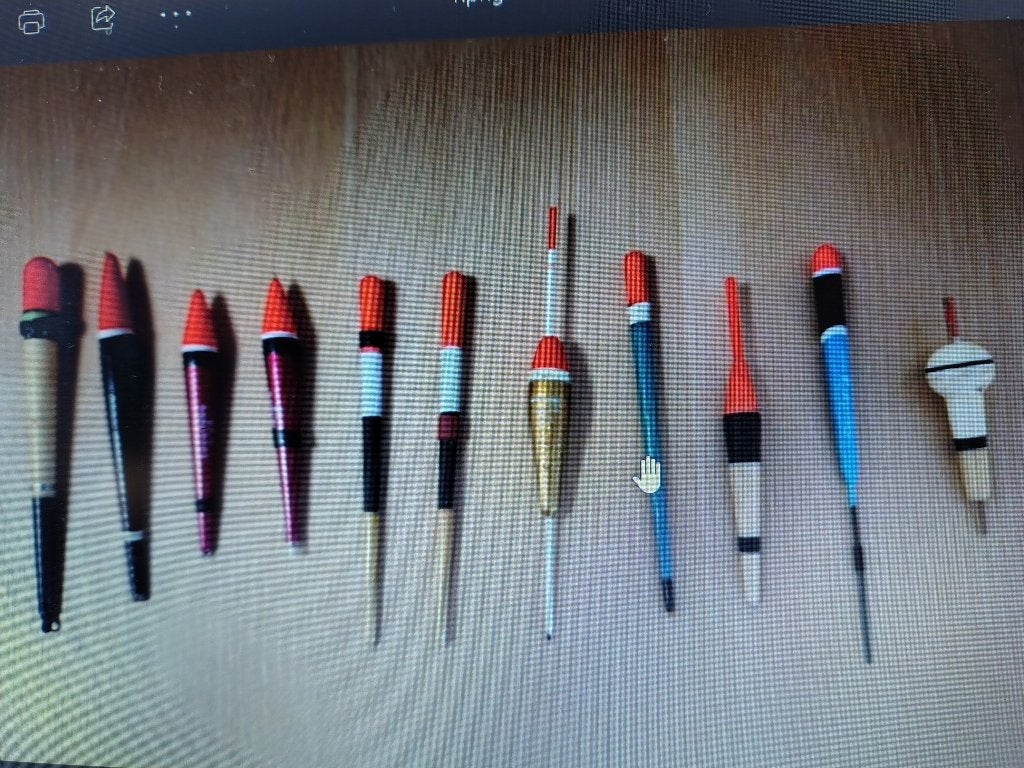 LOT DOBBERS UIT TE KIEZEN  ( 1 ), Ophalen of Verzenden, Zo goed als nieuw, Dobber of Lood