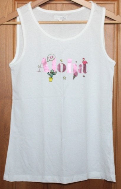 Topje "Aloha" van Bel & Bo - maat 164, Meisje, Ophalen of Verzenden, Zo goed als nieuw, Shirt of Longsleeve