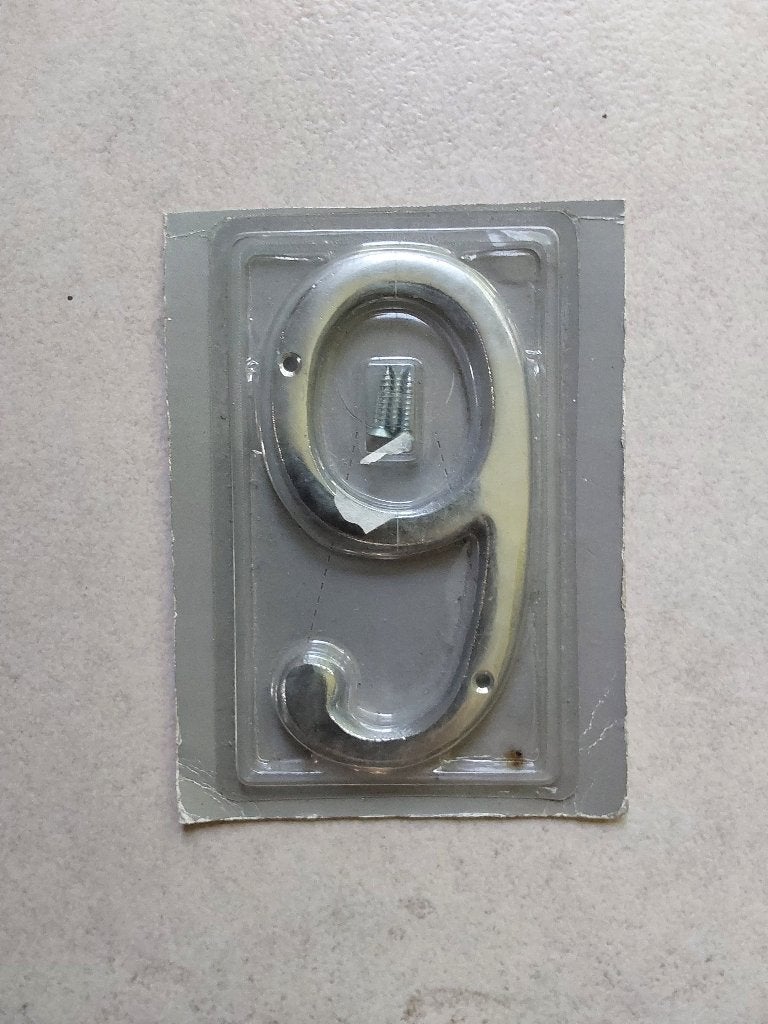 Huisnummers hoogte 15 cm  cijfers 2 en 6 of 9, Maison & Meubles, Accessoires pour la Maison | Autre, Neuf, Moderne, Enlèvement