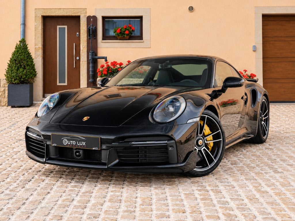 Porsche 911 Turbo S SportDesign/Burmester/Sièges ventilés, Auto's, Automaat, 1715 kg, 0 kg, Zwart