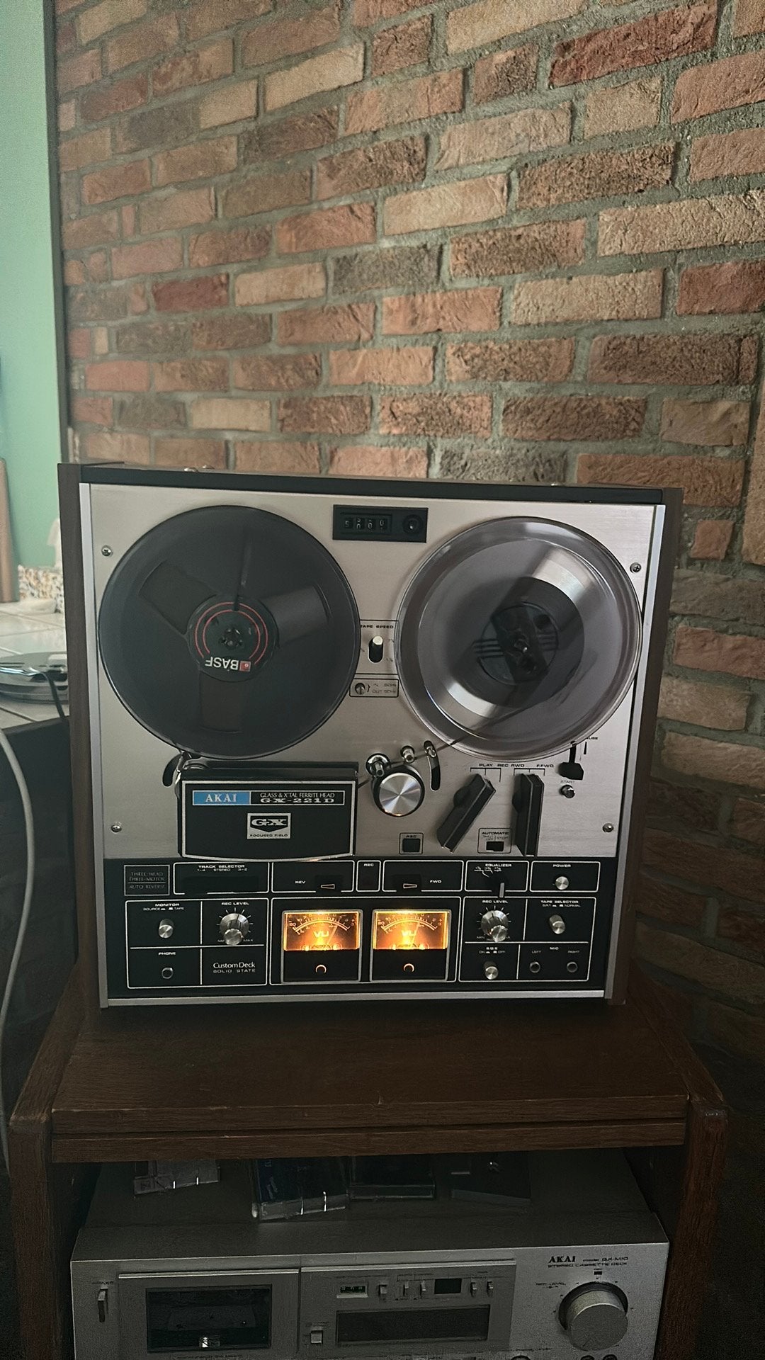 Bandopnemer Akai Gx koppen met autoreverse, Ophalen, Bandrecorder, Met banden