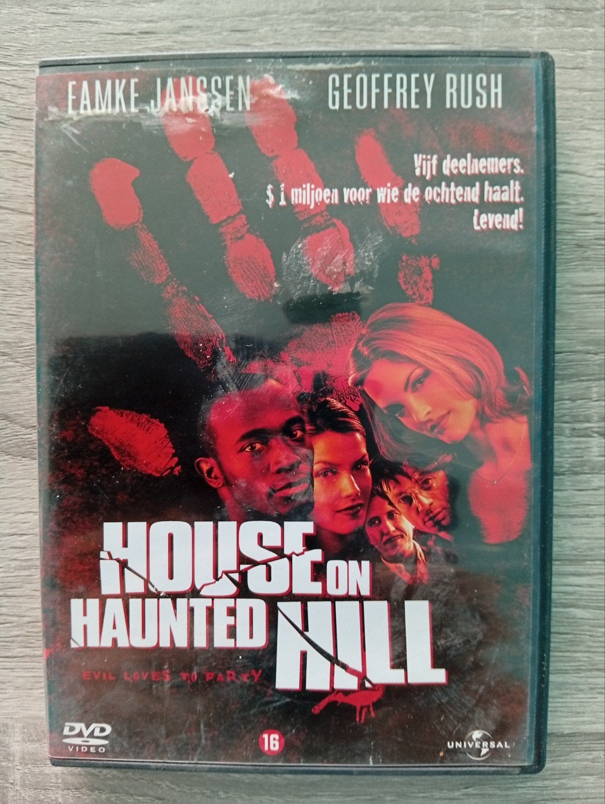 House on haunted hill horror dvd Famke janssen, Cd's en Dvd's, Dvd's | Horror, Bonusmateriaal, Engels, Vanaf 16 jaar, Ophalen of Verzenden