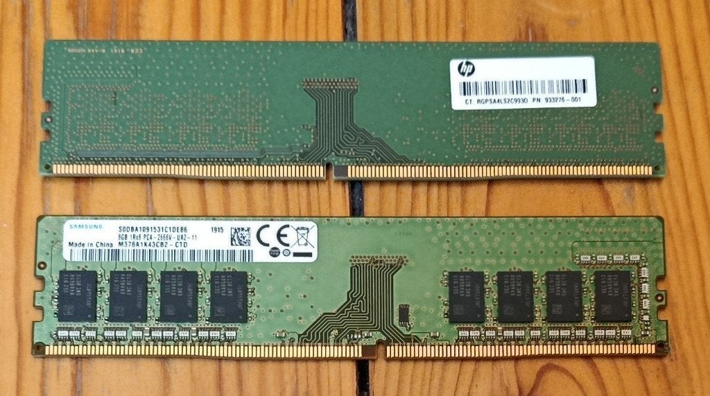 2x 8 GB DDR4 RAM, Computers en Software, RAM geheugen, Ophalen, DDR4, Desktop