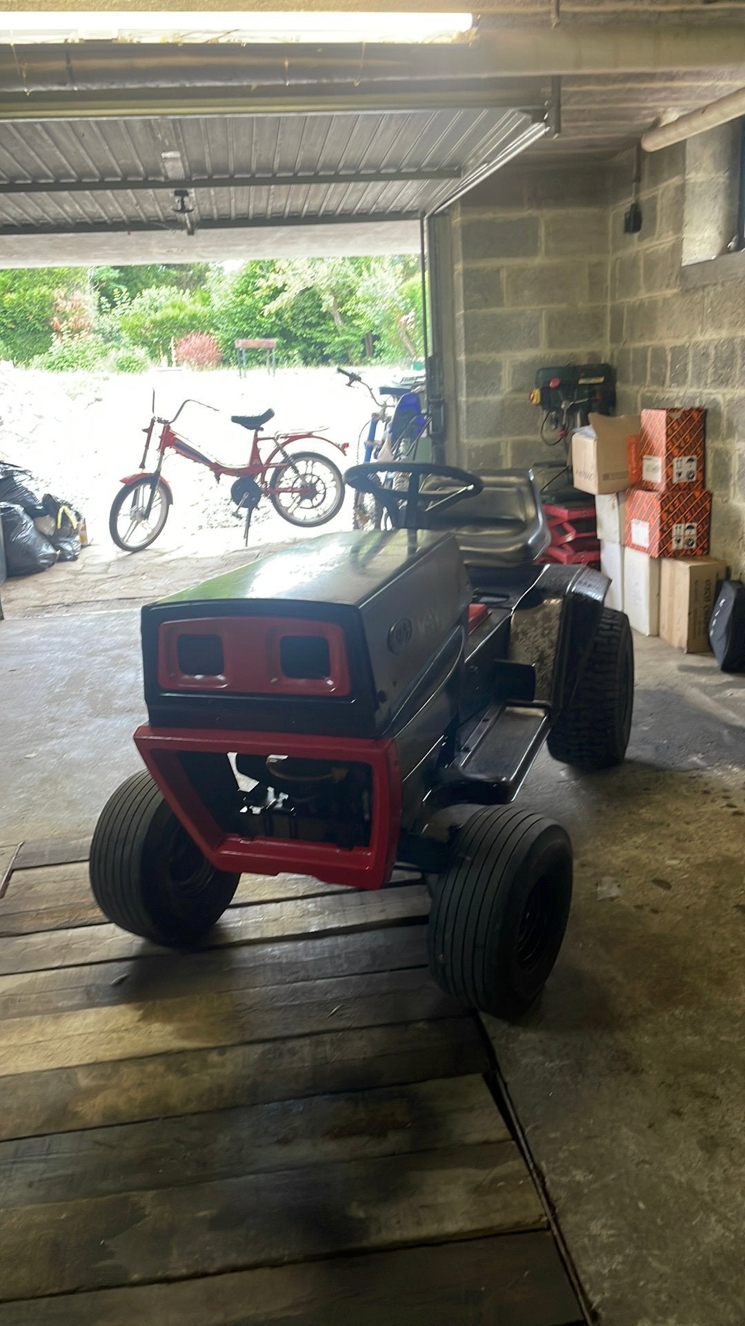 Tracteurs tondeuse, Enlèvement, Utilisé, Démarrage électrique, 90 à 120 cm