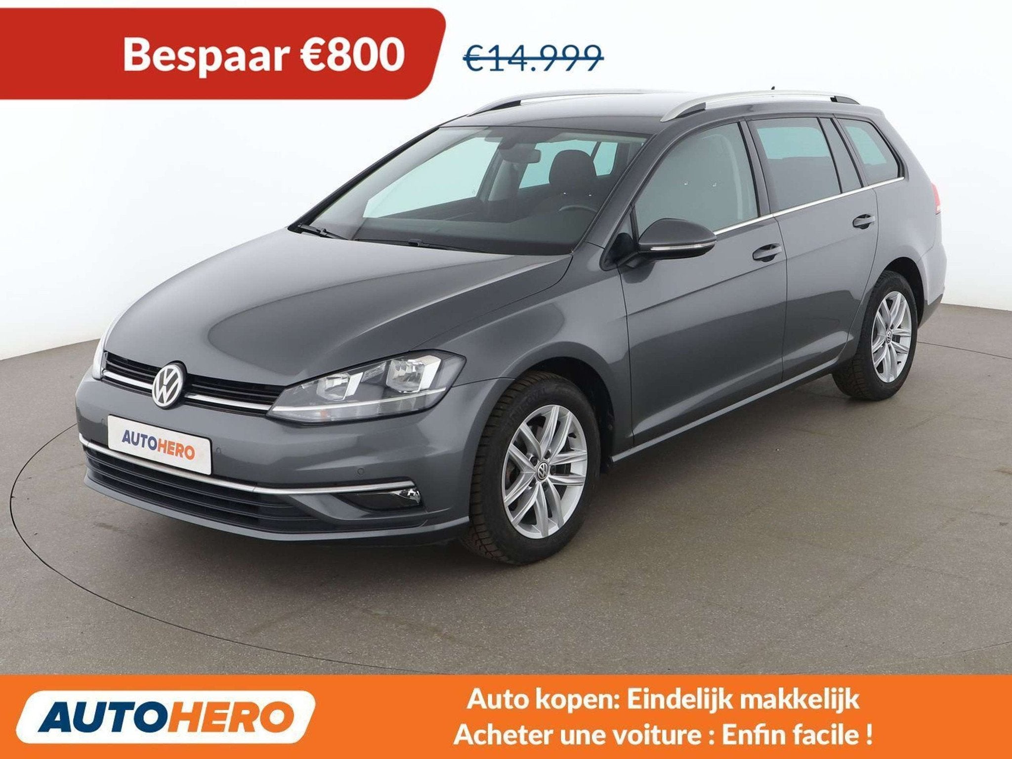 Volkswagen Golf 1.6 TDI Carat BlueMotion Tech (bj 2018), Gebruikt, Euro 6, 116 pk, Alcantara