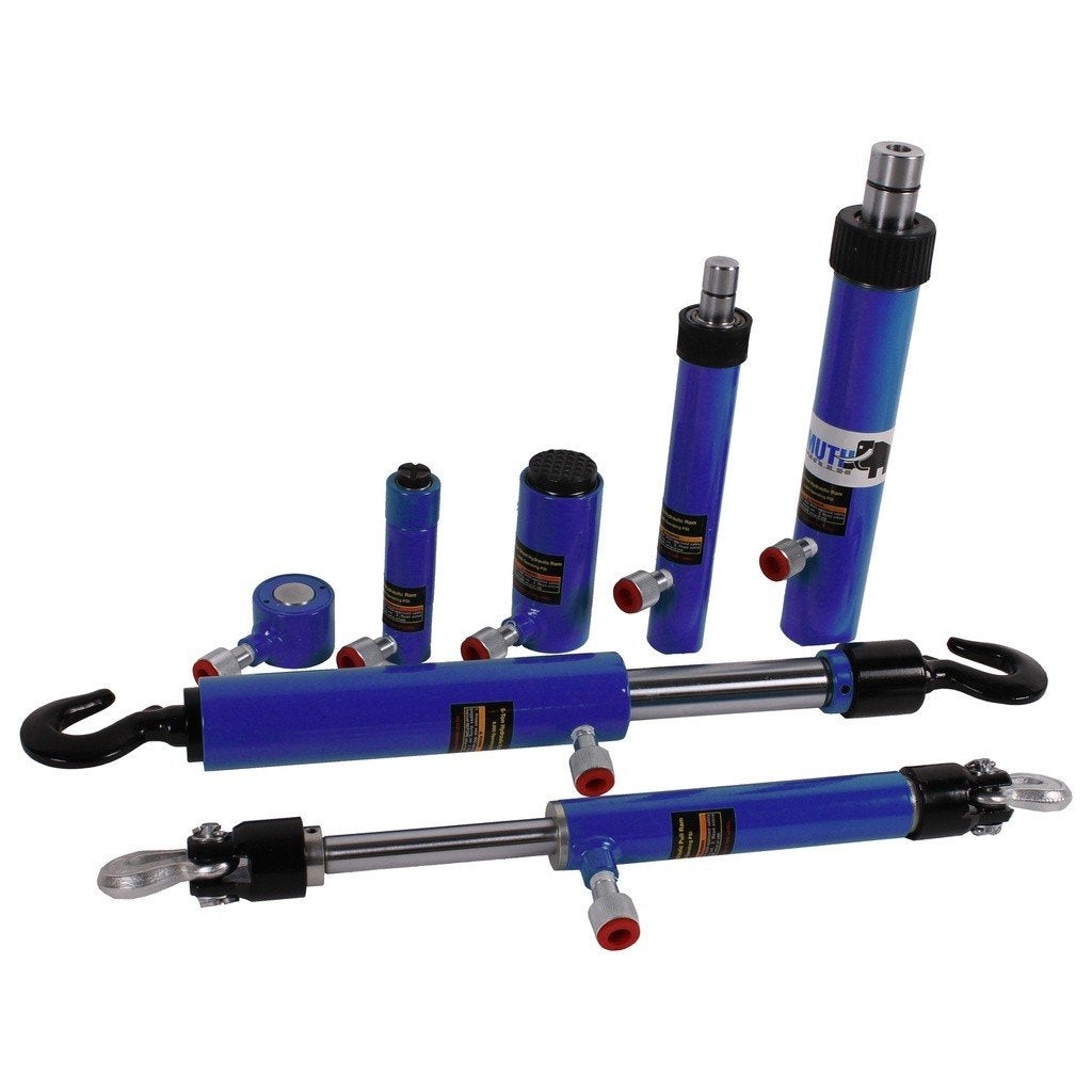 Hydraulische trekcilinderset 7 delig, Verzenden